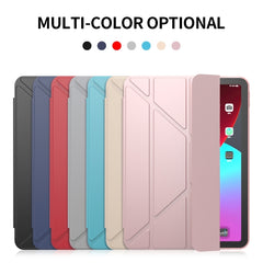 Para iPad Air (2020) 10.9 Funda de cuero PU plegable múltiple