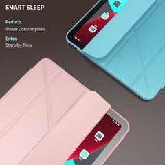 Para iPad Air (2020) 10.9 Funda de cuero PU plegable múltiple