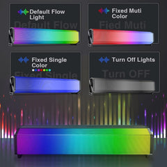Barra de sonido TWS Pantalla de visualización de audio Reloj y alarma compatibles