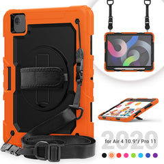 Para iPad Air 2020 10.9 Gel de sílice negro ...