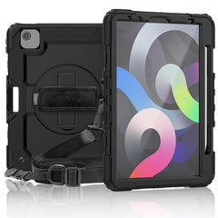Para iPad Air 2020 10.9 Gel de sílice negro ...