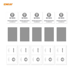 5 PCS ENKAY Hat-Prince 0.26mm 9H 2.5D Pelícu...