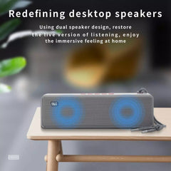 Altavoz Bluetooth Subwoofer T&G TG271 TWS con cuerda trenzada