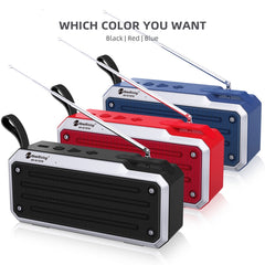 Altavoz Bluetooth estéreo portátil NewRixing NR4018FM
