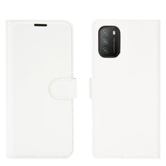 Para Xiaomi Poco M3 Litchi Texture Funda pro...