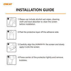 2 PCS ENKAY Hat-Prince Full Glue 0.26mm 9H 2...