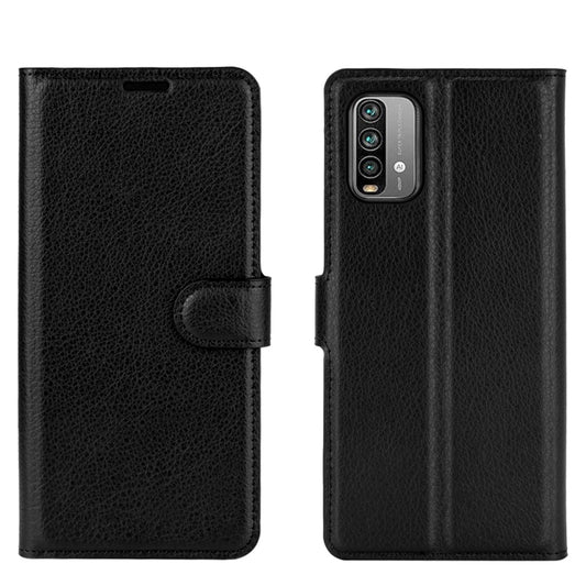 Para Xiaomi Redmi Note 9 4G Litchi Texture F...