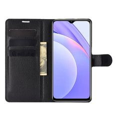 Para Xiaomi Redmi Note 9 4G Litchi Texture F...