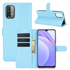 Para Xiaomi Redmi Note 9 4G Litchi Texture F...