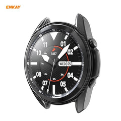 Para Samsung Galaxy Watch 3 41mm 2 en 1 Funda de TPU + Película de vidrio