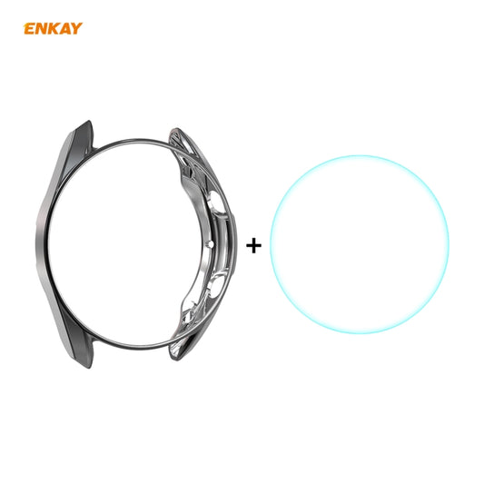 Para Samsung Galaxy Watch 3 41mm 2 en 1 Funda de TPU + Película de vidrio