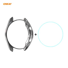 Para Samsung Galaxy Watch 3 41mm 2 en 1 Funda de TPU + Película de vidrio