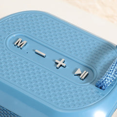 Altavoz Bluetooth subwoofer con cable trenzado