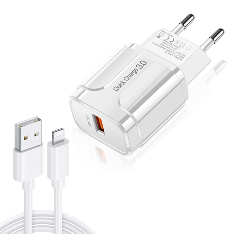 Cargador de viaje portátil USB LZ-023 18W QC...