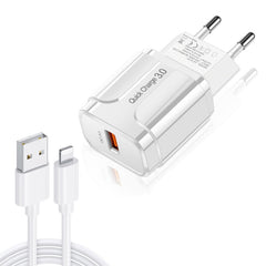 Cargador de viaje portátil USB LZ-023 18W QC...