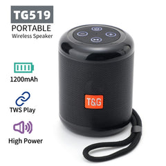 TG519 TWS HiFi Subwoofer Altavoces de columna inalámbricos para exteriores