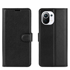 Para Xiaomi Mi 11 Litchi Texture Funda prote...