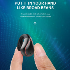 Auricular inalámbrico invisible de una sola oreja T25 sobre la oreja