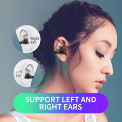 Auricular inalámbrico invisible de una sola oreja T25 sobre la oreja