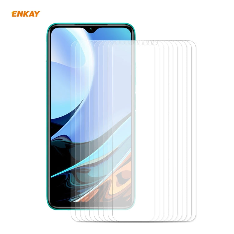 10 PCS ENKAY Hat-Prince 0.26mm 9H 2.5D Pelíc...