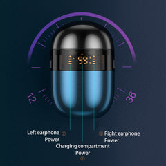 Auriculares Bluetooth inalámbricos con pantalla digital LED