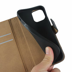 Estuche con tapa horizontal de cuero de vaca...