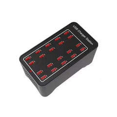 100W 20 puertos USB Estación de carga rápida...