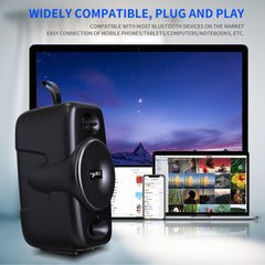 Altavoz Bluetooth cilíndrico portátil