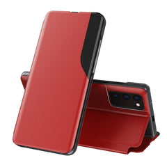Estuche de cuero con tapa horizontal magnéti...