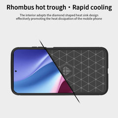 Funda de TPU suave de fibra de carbono con t...