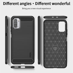 Funda de TPU suave de fibra de carbono con t...