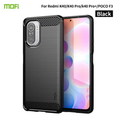 Funda de TPU suave de fibra de carbono con t...