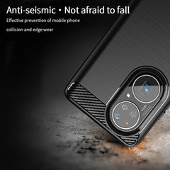 Funda de TPU suave de fibra de carbono con t...