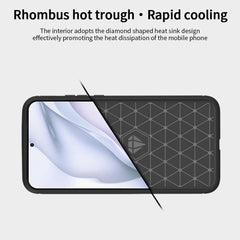 Funda de TPU suave de fibra de carbono con t...