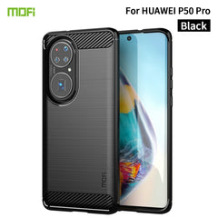 Funda de TPU suave de fibra de carbono con t...