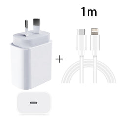 Cargador PD 3.0 con cable de datos tipo C a 8 pines