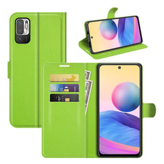 Para Xiaomi Redmi Note 10 5G Litchi Texture ...