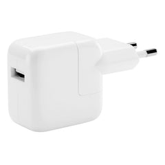 Cargador de viaje USB de 12 W para iPad / iPod / iPhone, enchufe UE