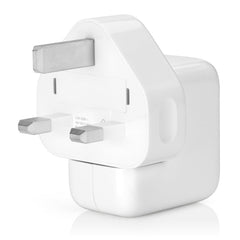 Cargador de viaje USB de 12 W para iPad/iPod/iPhone, enchufe británico
