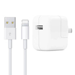 Cargador USB de 12 W + cable de datos USB a 8 pines para iPad, enchufe de EE. UU.