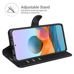 Para Redmi note 10 Pro Litchi Texture Flip Funda protectora de TPU