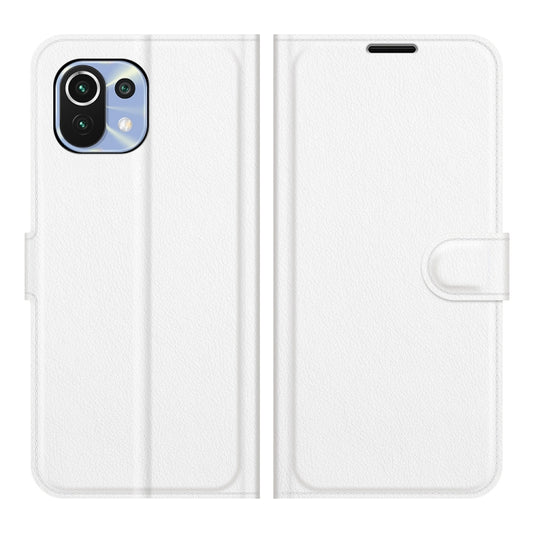 Para Xiaomi Mi 11 Lite 4G / 5G Litchi Textur...