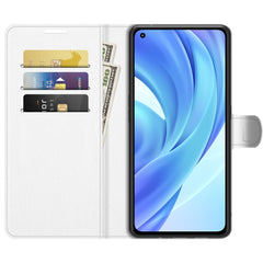 Para Xiaomi Mi 11 Lite 4G / 5G Litchi Textur...