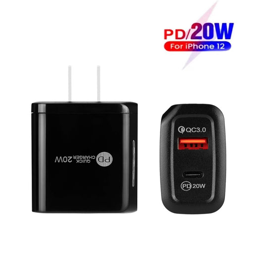 TE-PD01 PD 20W + QC3.0 Cargador rápido de do...