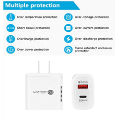 TE-PD01 PD 20W + QC3.0 Cargador rápido de do...