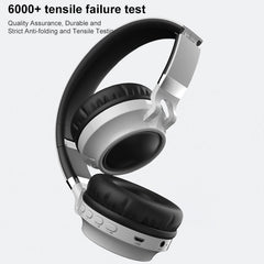 Colorido LED Bluetooth 5.0 Auriculares estéreo HiFi plegables