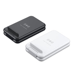 Cargador inalámbrico rápido Qi plegable 3 en 1 de 15 W