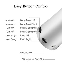 EWA A115 Altavoz portátil de metal con Bluetooth 105H de potencia