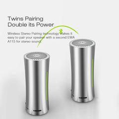 EWA A115 Altavoz portátil de metal con Bluetooth 105H de potencia