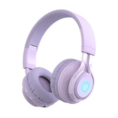 BT06C Bonito auricular inalámbrico para niños con micrófono y luz LED